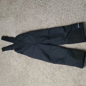Columbia kids pants ski snowboard sport fleece omni-shield sz 4/5 black